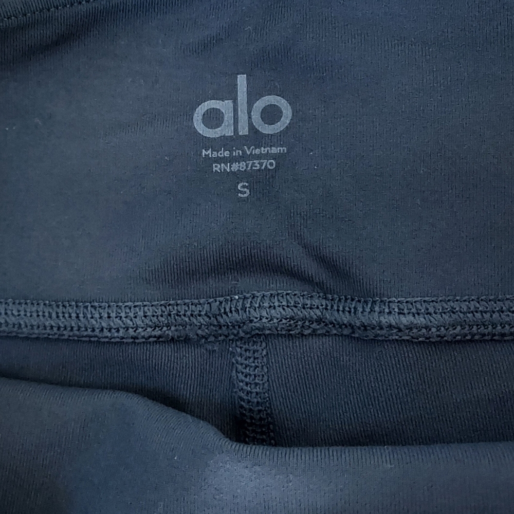 ALO Yoga NEW Anthracite Gray Moto Legging Small - Picture 6 of 8